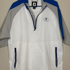 FootJoy White and Blue Men's Jacket